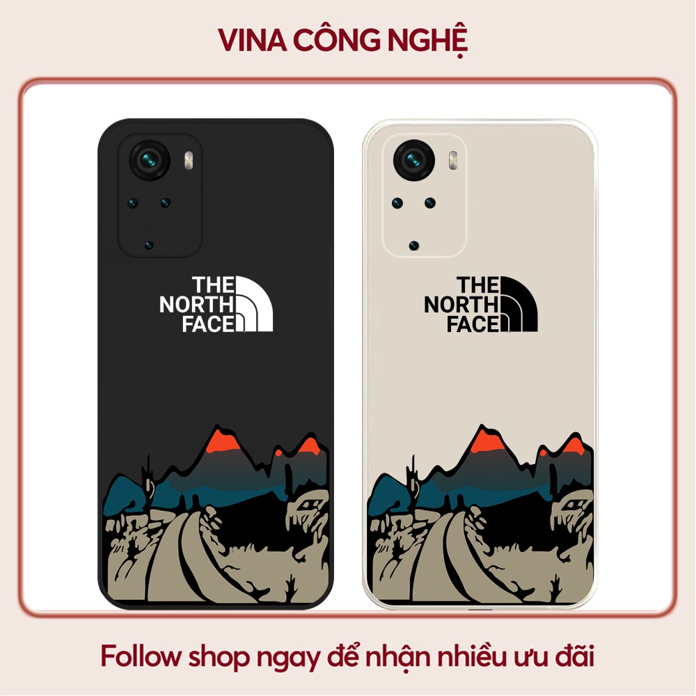 Ốp lưng Xiaomi Redmi 10/Redmi 9T/Poco X3/....dẻo cạnh vuông bảo vệ camera hình The North Face