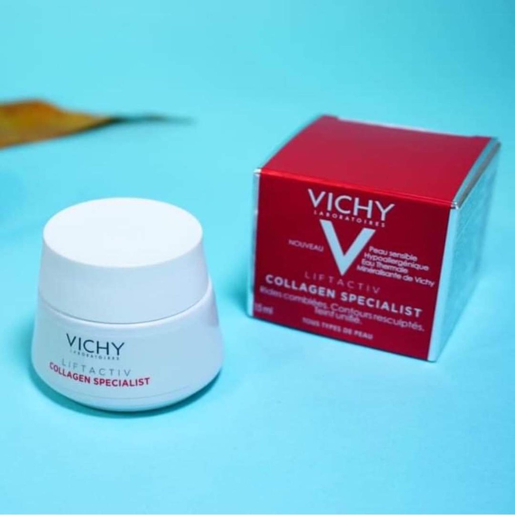 Kem Dưỡng Sáng Da, Mờ Thâm Nám  Vichy Liftactiv Collagen Specialist - Hủ 15ml