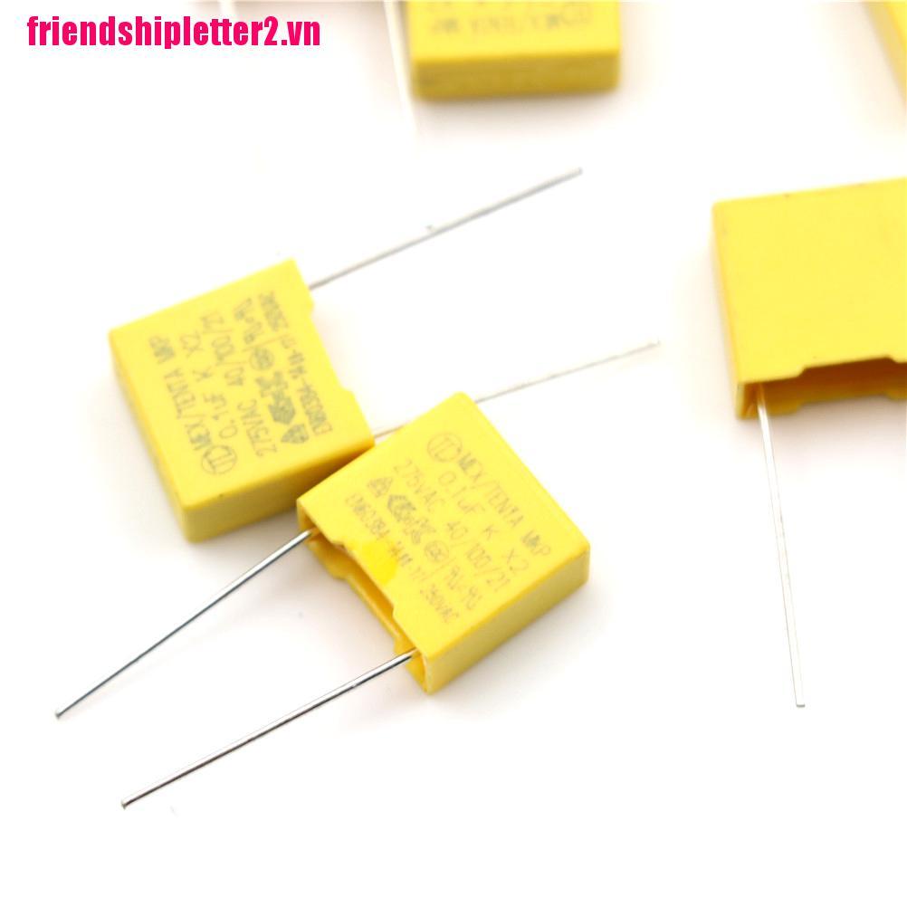 Bộ 20 Linh Kiện Điện Tử 0.1uf X2 100nf 275v 10mm Chuyên Dụng