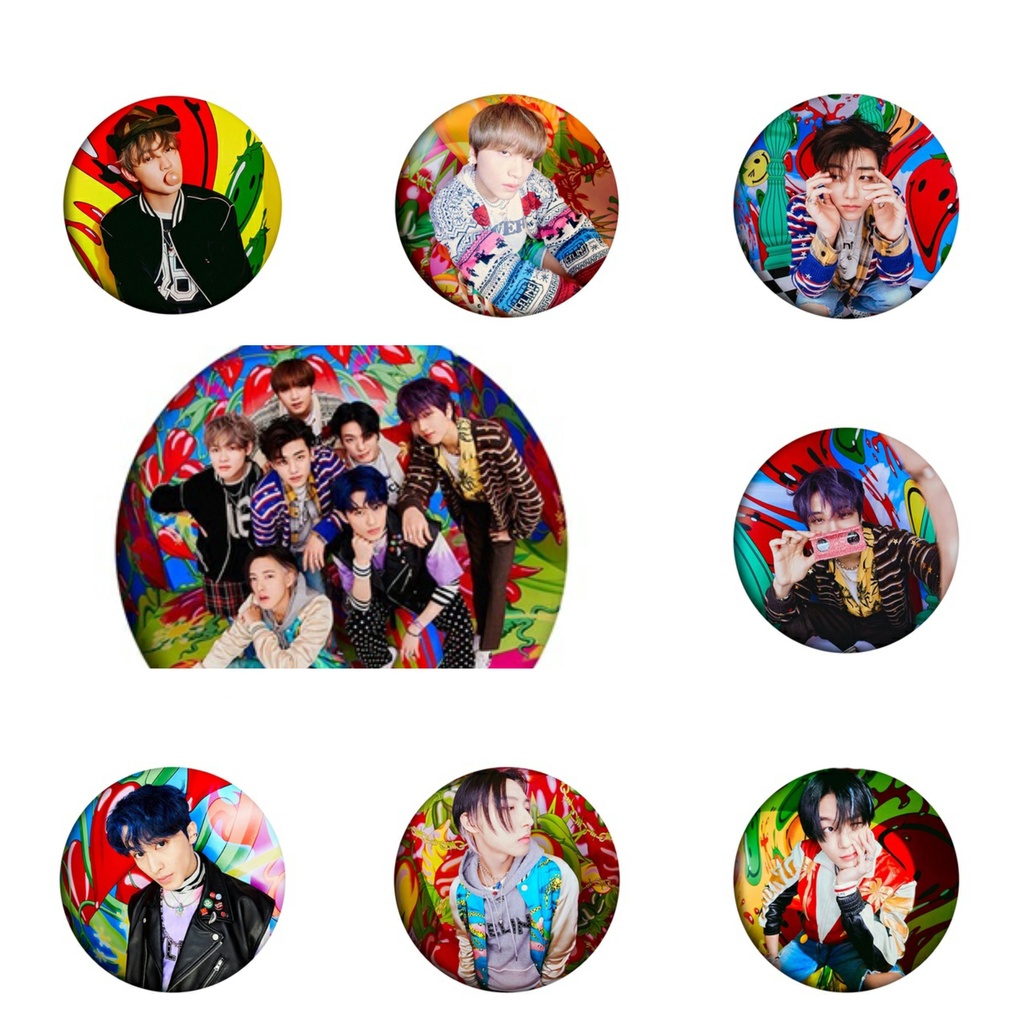 Huy hiệu cài áo IN HÌNH NCT Dream Hot Sauce idol thần tượng kpop dễ thương tiện lợi