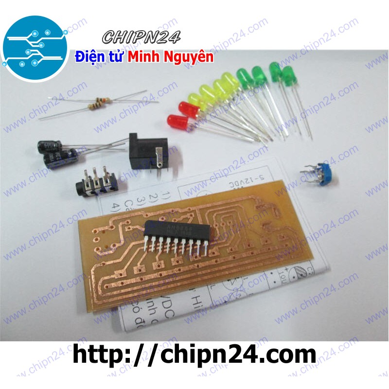 Bộ DIY LED Nháy Theo Nhạc AN6884 2x5 Led - [Chọn Loại]