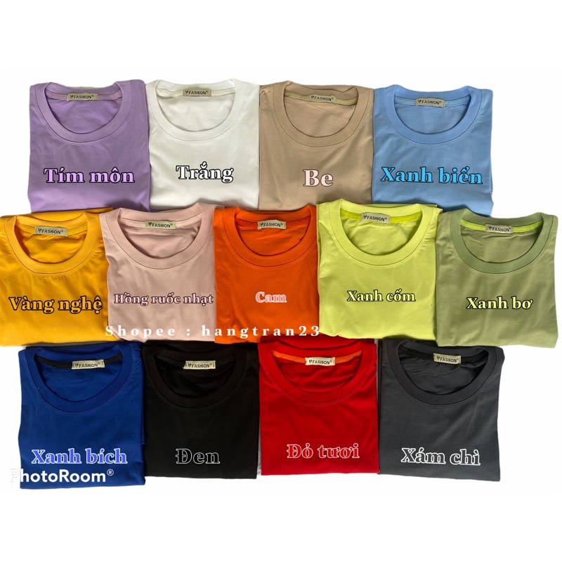 Áo Thun Trơn Unisex nhiều màu giành cho Genz