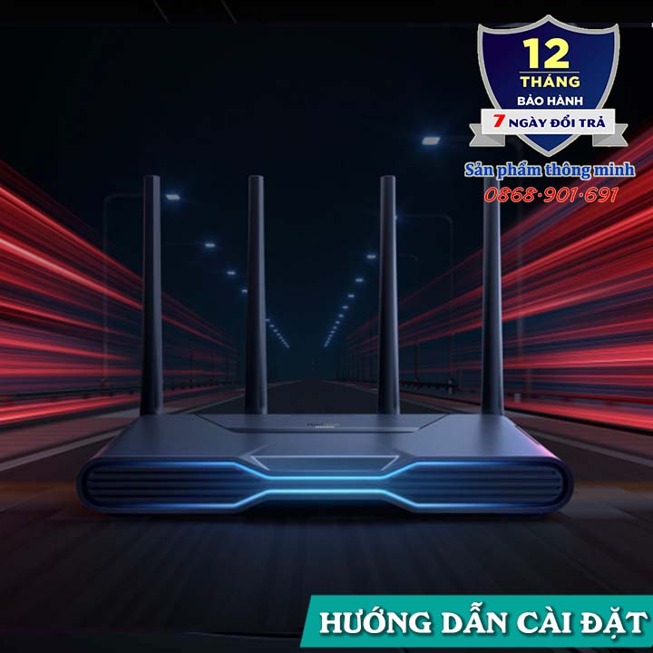 Bộ phát Wifi Router Xiaomi AX5400 Gaming băng tần kép - Wifi 6 5400 Mbps - hỗ trợ Mesh - 248 thiết bị - Chuyên cho Game