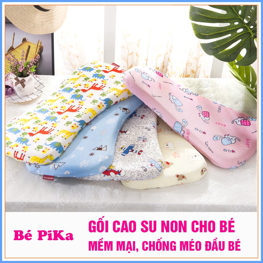 Gối cao su non 25*40cm-Giúp bé ngủ ngon và sâu giấc