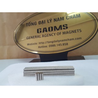 Nam châm viên trắng 2x1.5mm