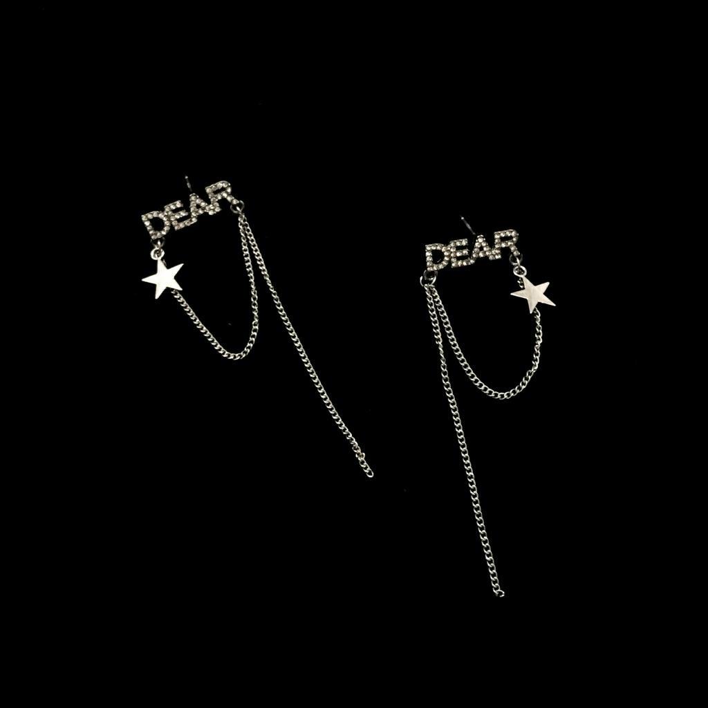 Khuyên Tai Dáng Dài Phối Tua Rua Cá Tính Hợp Thời Trang