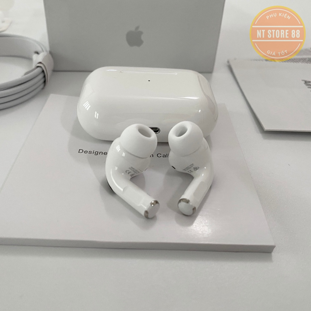 Tai nghe bluetooth airpods Pro bản best 1:1, Đổi Tên, Định Vị, pin trâu, Sạc không dây,dùng cả ios và Androi