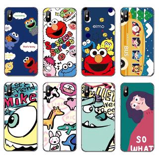 Ốp điện thoại TPU mềm in hoạt hình quái vật dễ thương cho compatible for iphone X 8 7 6 6S Plus 5 5S SE
