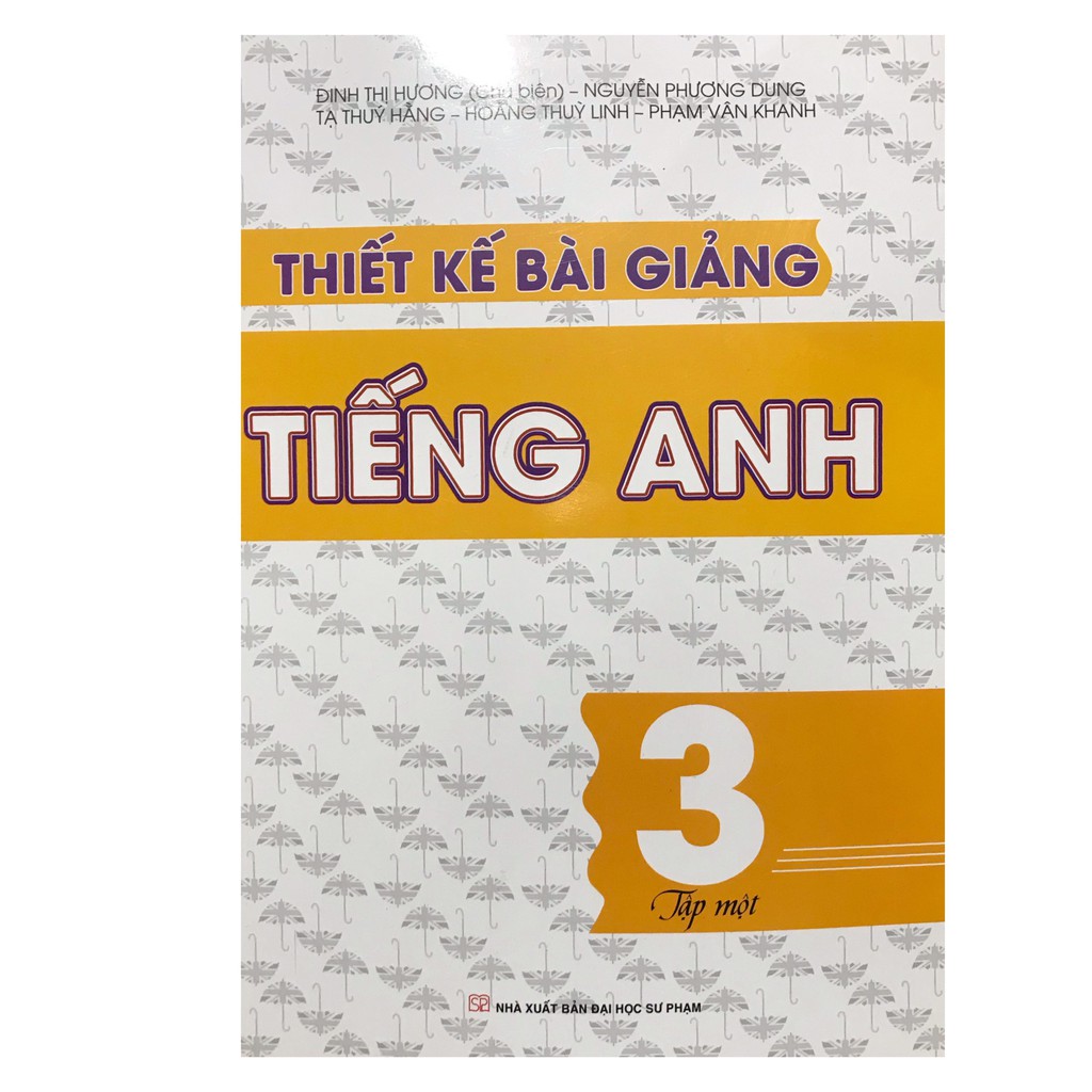 Sách - Thiết kế bài giảng Tiếng Anh Lớp 3 tập 1