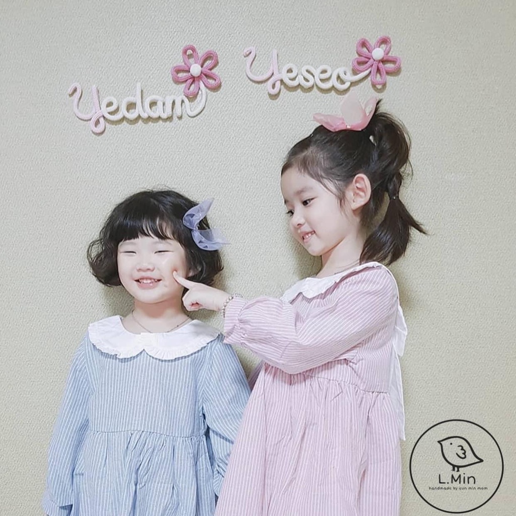 Bảng tên len cho bé  made by l.min