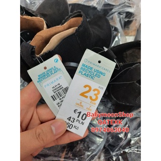 Bốt Bé Gái Primark Màu Black Size 19 Đến 35