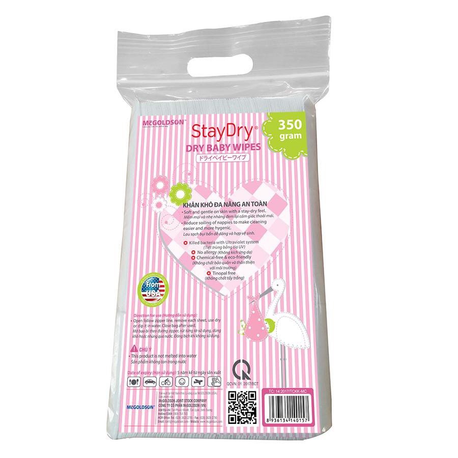 Khăn khô đa năng STAYDRY 350G (Chất liệu giấy tự nhiên)