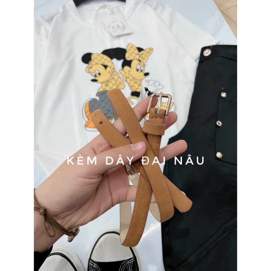 Set áo phông mickey quần baggy oze kèm thắt lưng LT319 0322