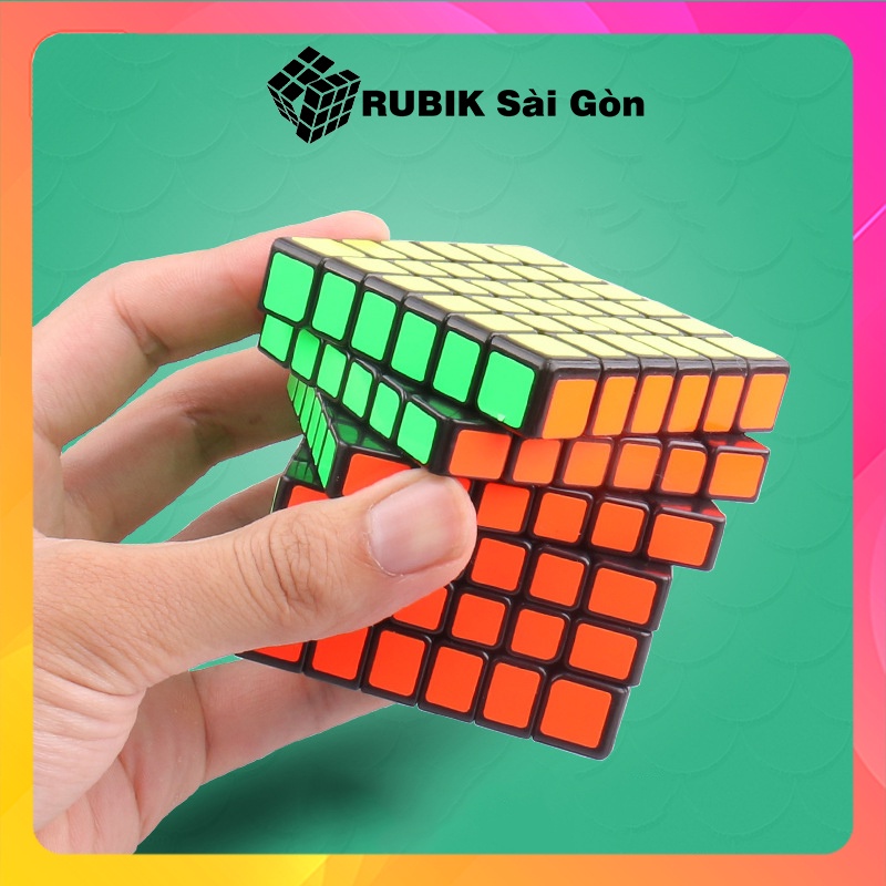 Rubik 6x6 Moyu Meilong Rubic Stickerless Đẹp Mắt Xoay Mượt Viền Đen Big Cube Đồ Chơi Thông Minh Cao Cấp