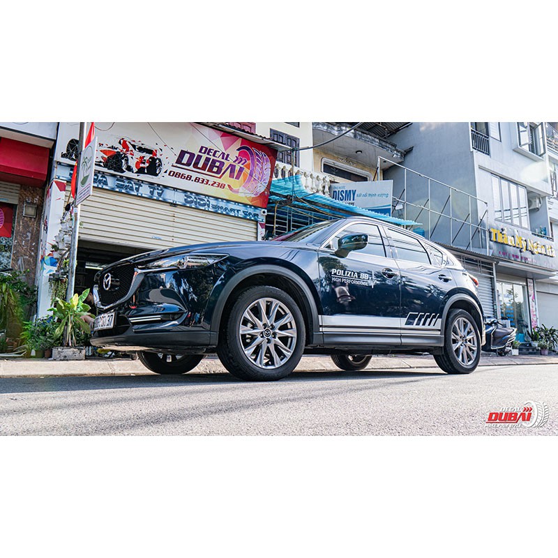Tem Dán Sườn Xe Mazda CX5 Phong Cách Thể Thao Đơn Giản