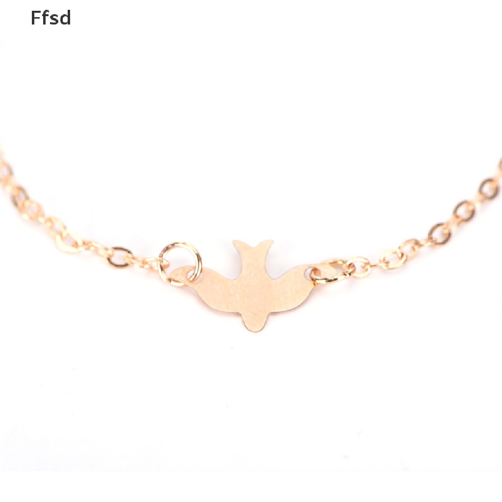 {Ffsd} Vòng Đeo Tay Hình Chim Bồ Câu Nhỏ Nhắn Hòa Bình Bay Dễ Thương *