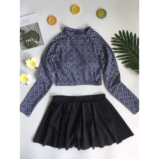 Đồ bơi tay dài váy xoè kín đáo