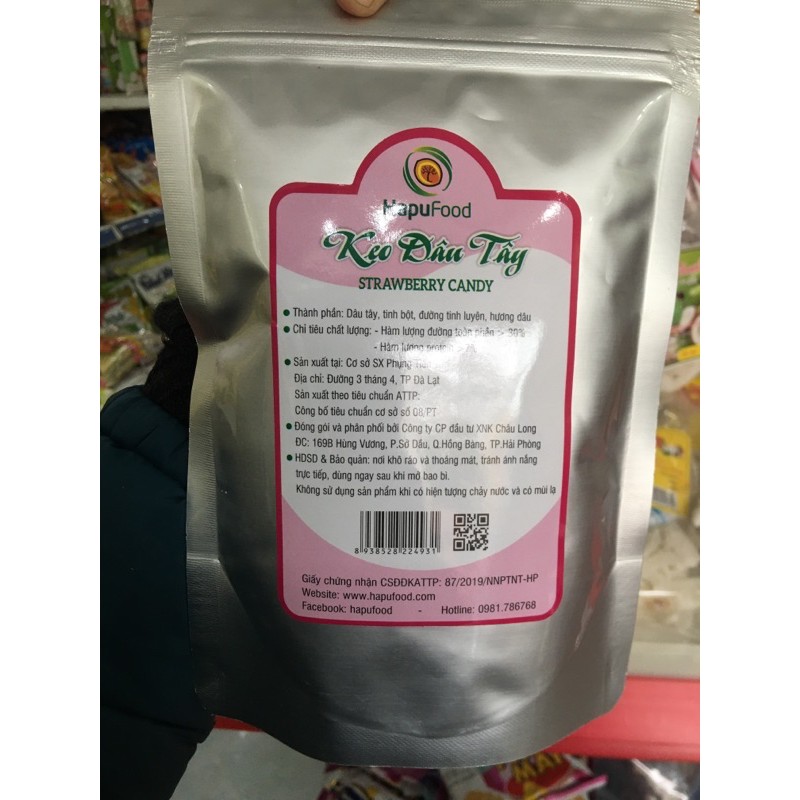 Kẹo dâu tằm/dâu Tây đặc sản Đà Lạt 200g