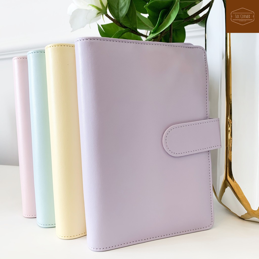 Sổ da kế hoạch Planner bìa còng A5/A6 (không kèm giấy)