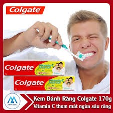 Kem đánh răng colgate vitamin C