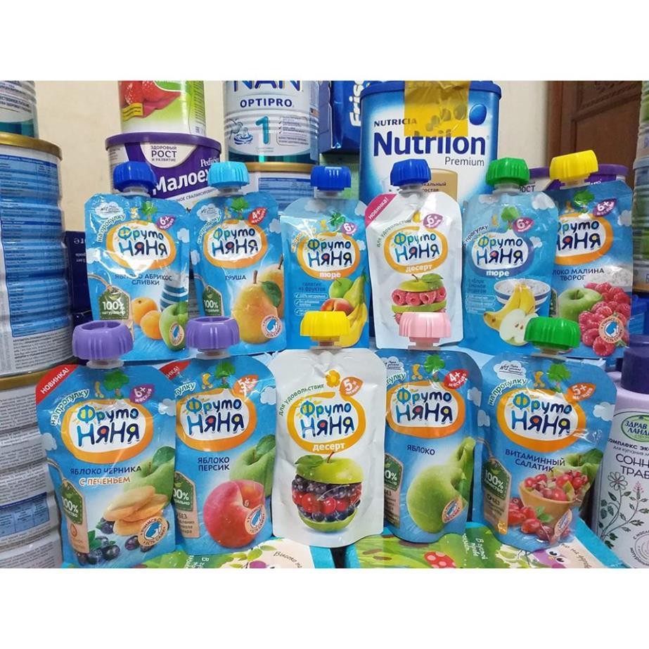 Hoa quả Nghiền Fruto 4M+ 5M+ 6M+ 7M+ [HSD T8/2022]