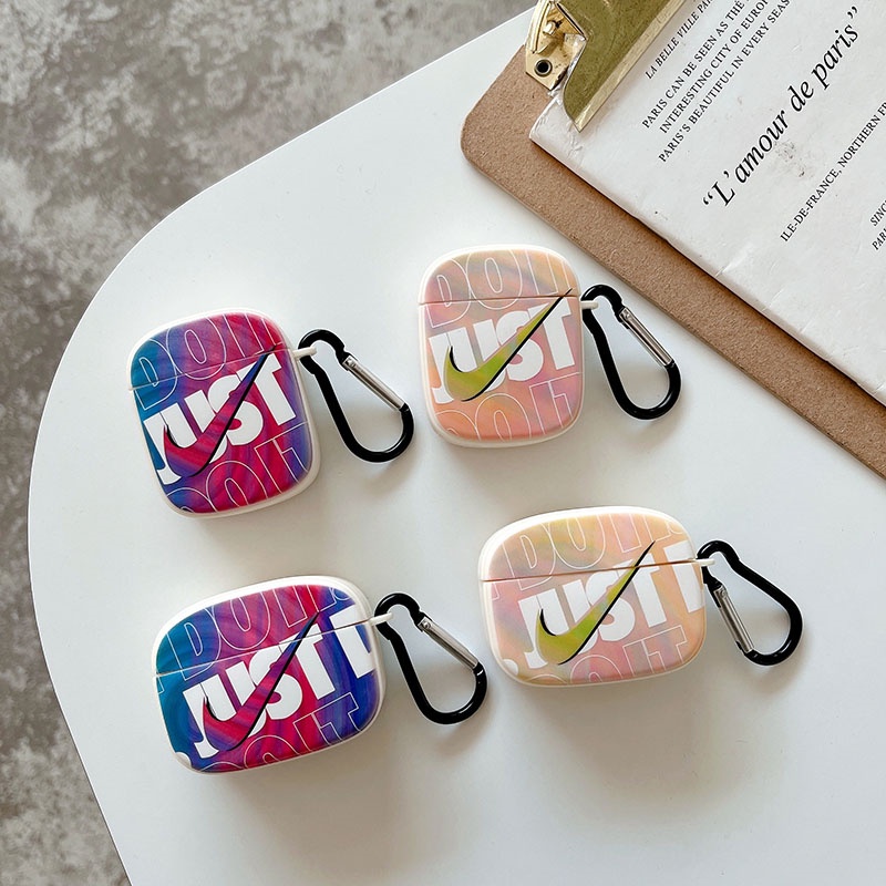 Vỏ bọc bảo vệ hộp sạc tai nghe silicon kèm móc khóa thích hợp cho Airpods 1 2 3 Pro Bluetooth không dây