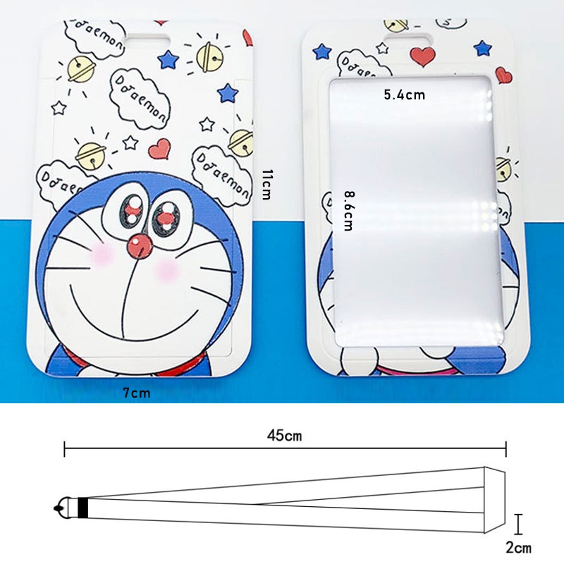 Dây Đeo Thẻ Kèm Mặt Dây Dài Hình Totoro / Kỳ Lân Dễ Thương Trang Trí Trường Học / Đi Làm Việc