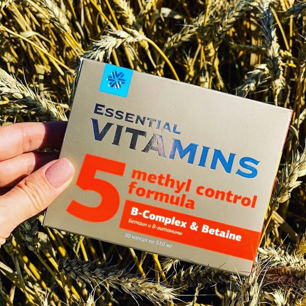 [Hỗ trợ tim mạch] Thực phẩm bảo vệ sức khỏe  Essential Vitamin 5 - Vitamins B-complex &amp; Betaine – 30 viên – Date T3/2023