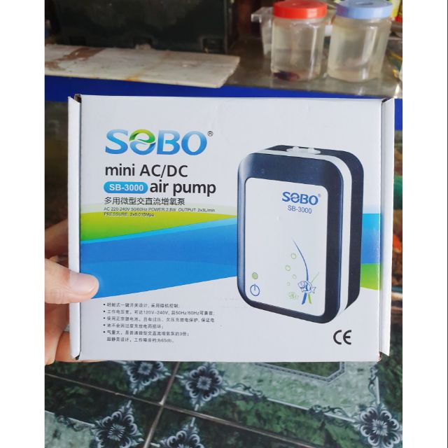 MÁY SỦI OXY TÍCH NĂNG LƯỢNG MẤT ĐIỆN TỰ CHUYỆN CHẾ ĐỘ PIN DỰ TRỮ SOBO SB 3000 TẶNG KÈM DÂY VÀ SỦI OXY