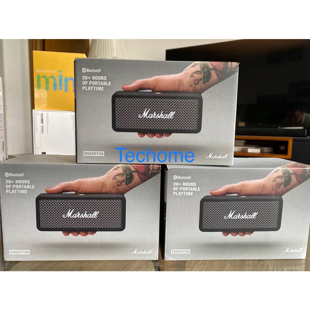 [Mã ELHACE giảm 4% đơn 300K] Marshall Emberton - Loa Bluetooth chính hãng Mới 100% Nguyên seal