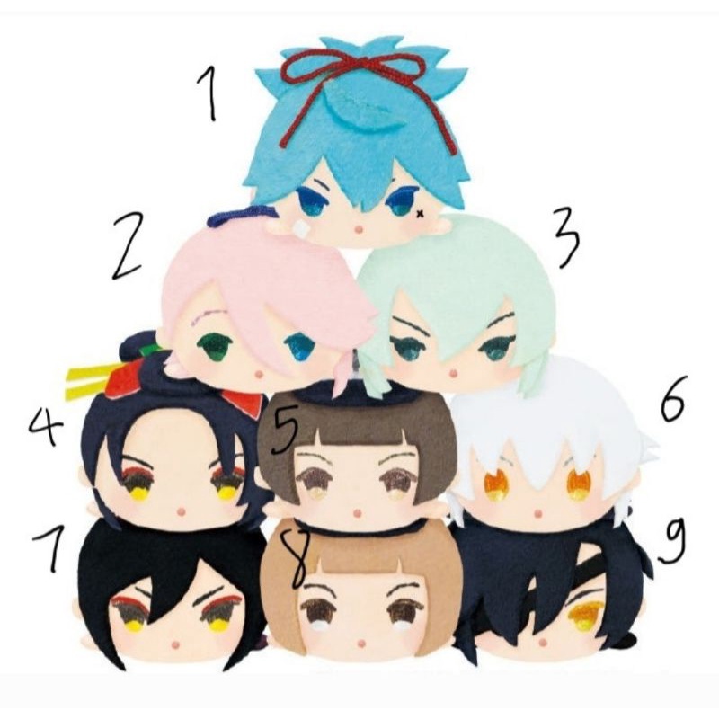 Móc khóa mochi Touken ranbu