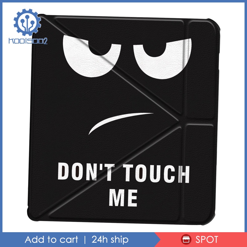 PU Leather Lightweight E-reader Protector Cover for Kobo Libra H2O Type 1