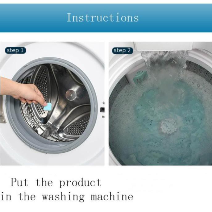 Viên Vệ Sinh, Tẩy Lồng Máy Giặt Diệt Khuẩn Và tẩy Chất Cặn Lồng Máy Giặt Hiệu Quả