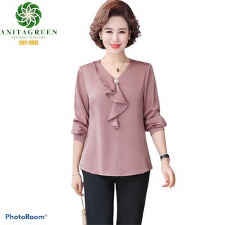 Áo kiểu tay lỡ cổ dúng bèo cao cấp BT941-1020