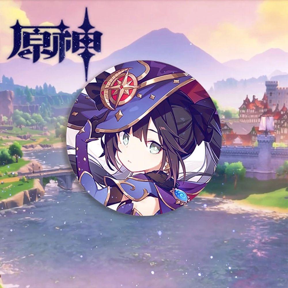 Ghim Cài Áo Hình Anime Genshin Va Chạm Cho Bé