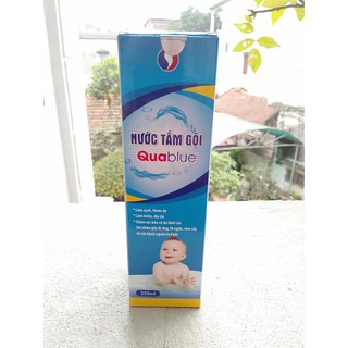 NƯỚC TẮM GỘI THẢO DƯỢC  250ML  QUABLUE CHO BÉ