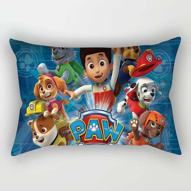 Vỏ Gối Đệm Sofa 30x50cm/50x75cm Họa Tiết Hoạt Hình Paw Patrol Dễ Thương