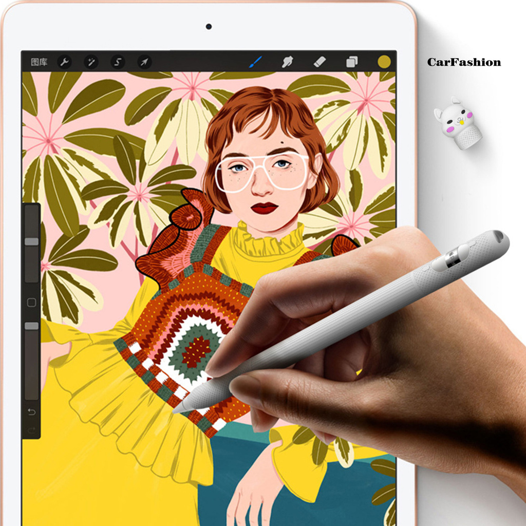 Vỏ Silicone Mềm Chống Sốc Bảo Vệ Bút Cảm Ứng Cho Apple Pencil