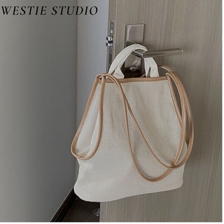 Túi tote vải mềm túi đi biển vintage westie - a12.tto