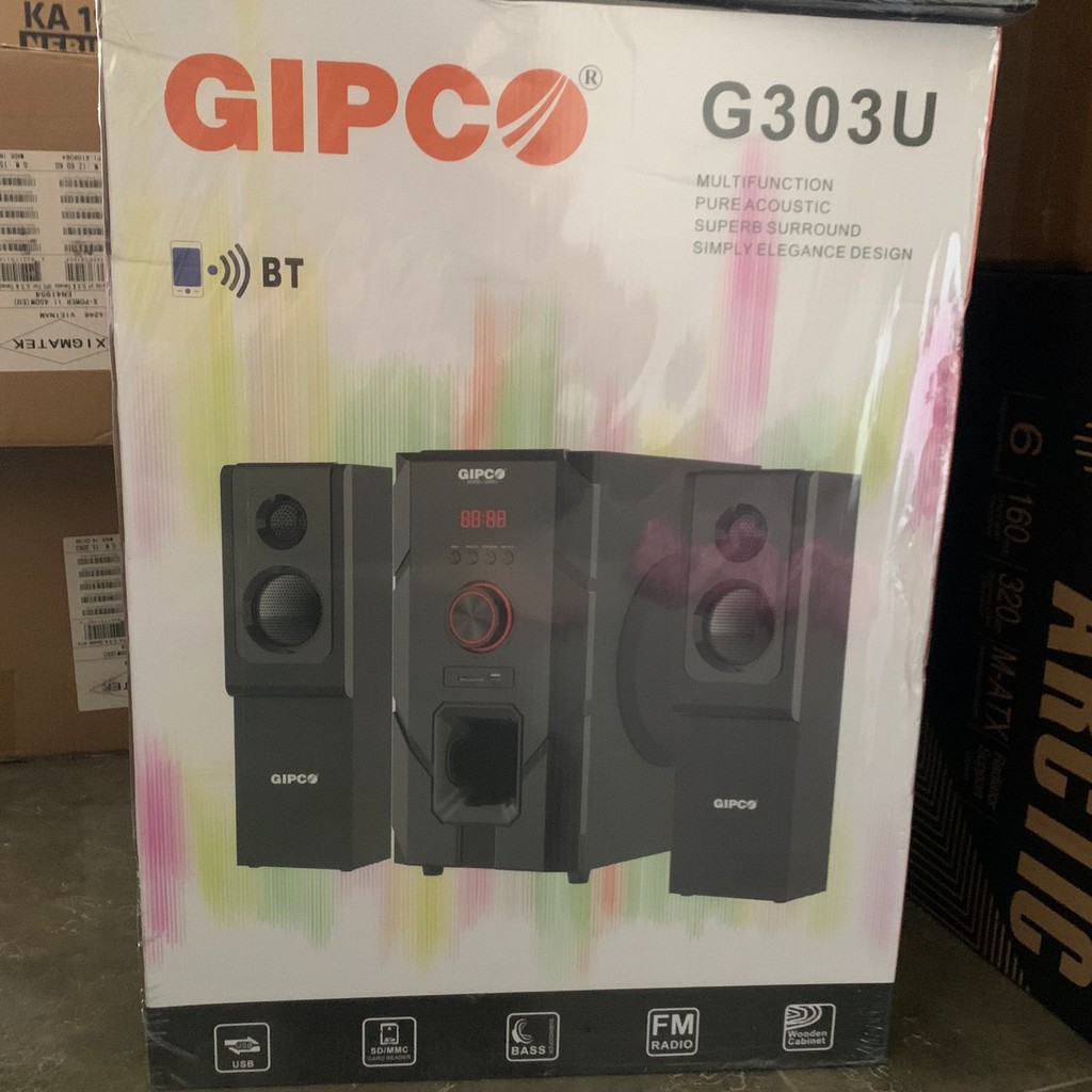 Loa vi tính GIPCO G303U Hi-fi ( 2.1 )