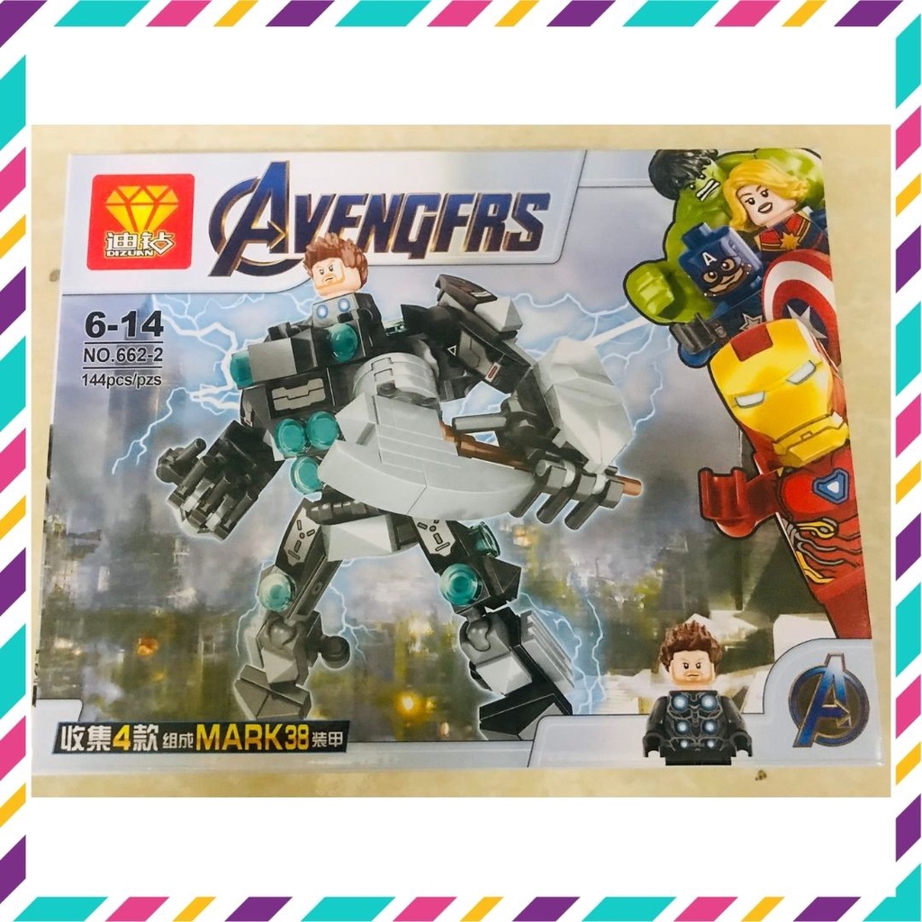 Đồ chơi xếp hình marvel, đồ chơi lắp ráp avengers, xếp hình siêu anh hùng mẫu mới 2022