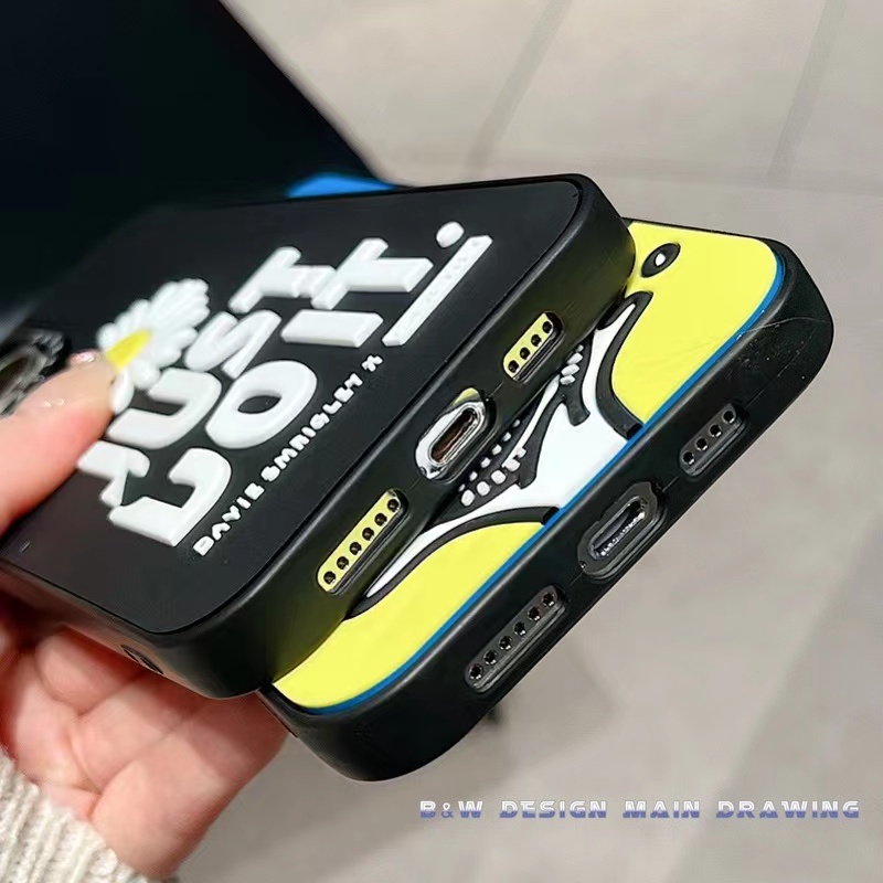 Ốp Điện Thoại Silicon Họa Tiết Hoa Cúc Thời Trang Chống Sốc Cho iPhone 14 13 12 11 Pro MAX IX XS MAX XR i6 6s 7 8 Plus