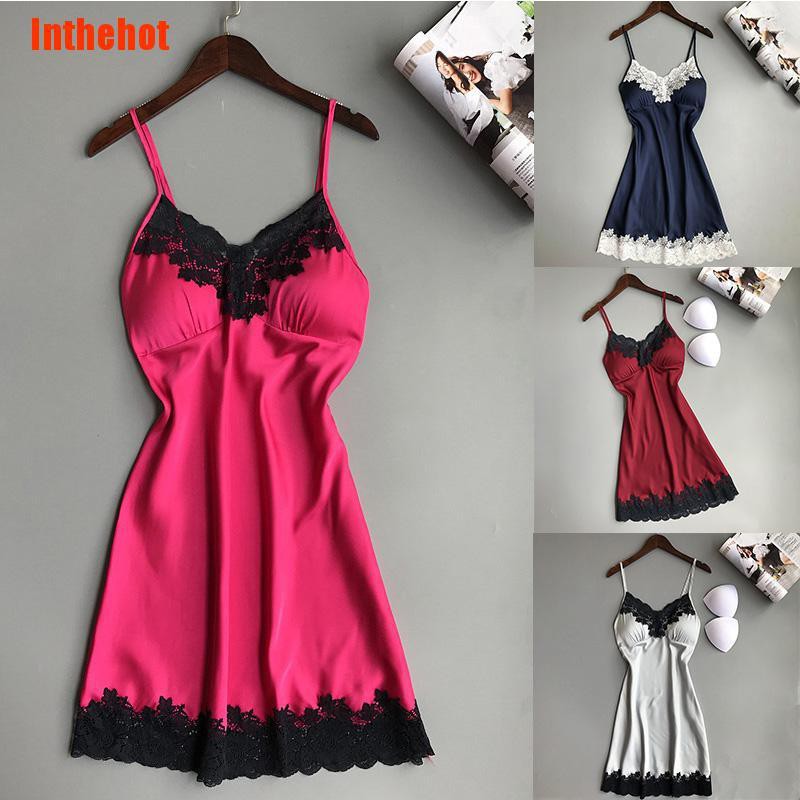 Đầm Ngủ Phối Ren Quyến Rũ Cho Nữ