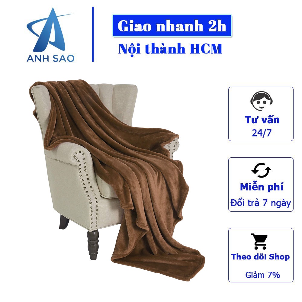 Chăn mền lông cừu Thái Lan cao cấp Ánh Sao 1m6 x 2m - Mẫu mã đa dạng