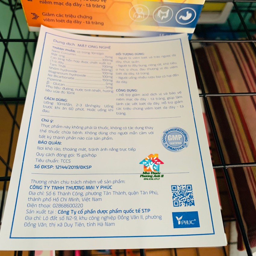 Mật ong nghệ  Y Phúc