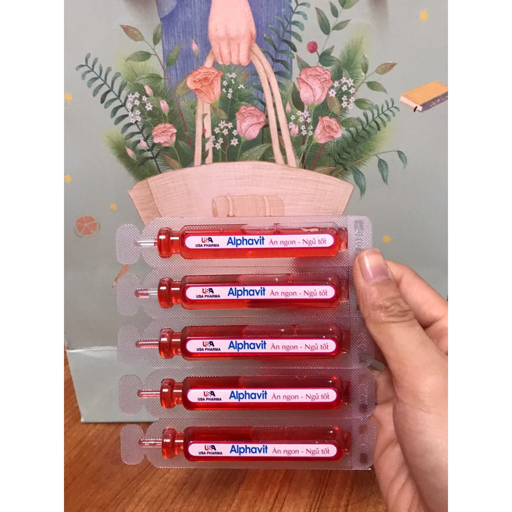 Siro ALPHAVIT Ăn ngon bổ sung DHA và các VITAMIN thiết yếu cho trẻ - Hộp 20 ống