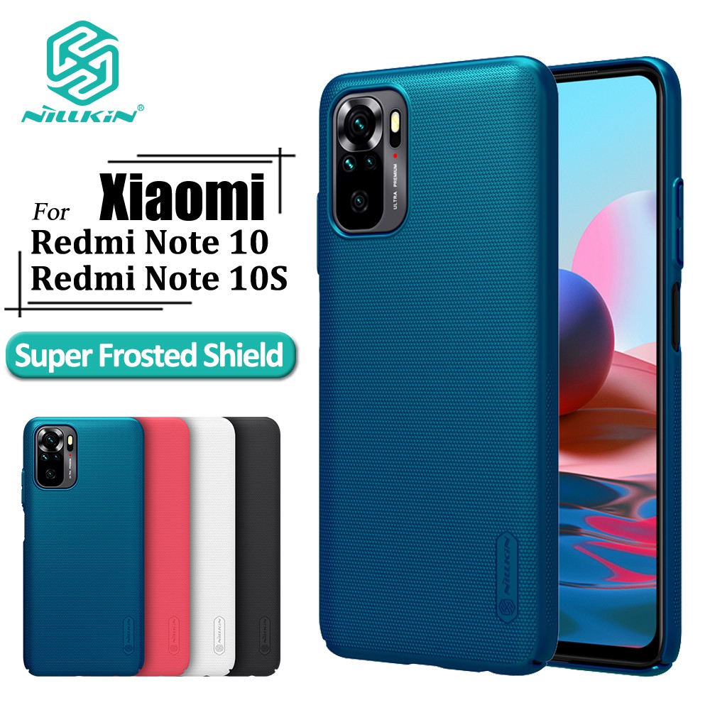 Ốp điện thoại NILLKIN bằng PC cứng siêu nhám chống sốc cho Xiaomi Redmi Note 10 4G / 10S