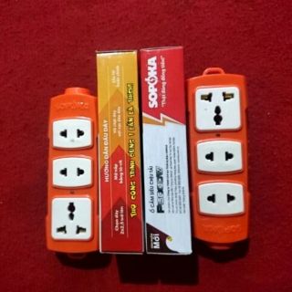 Compo 10 ổ cắm 3 chấu chống va đập sopoka