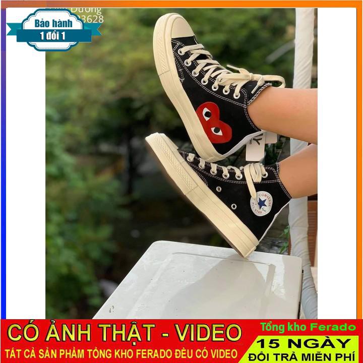 [ xả kho ] MiD Giày cv play đen (ảnh thật)