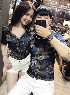 Sơ mi lụa trơn bóng